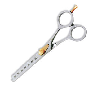 Tijeras de Entresacar Profesionales Tegra Quirúrgicas para Barbero, para Diestros, con Hojas de Acero Inoxidable de 28 Dientes y Mango Mediano - Product Image 6