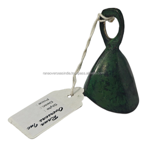 Engraved Brass Hanging Bells Traditional Modern Style <b>Home</b> Wall Door Decor Meditation Yoga Gift Item - Product Image 2