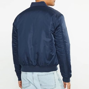 Chaqueta Bomber Clásica y Cómoda con Cuello Alto y Logotipo Frontal, Personalizada para Hombre, Impermeable, Reversible, Resistente al Viento, para Invierno - Product Image 4