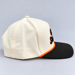 Casquette de baseball personnalisée à 6 panneaux, logo brodé 3D, visière contrastante, casquette snapback à cordon, vente en gros, fabricant vietnamien, usine OEM ODM - Product Image 3