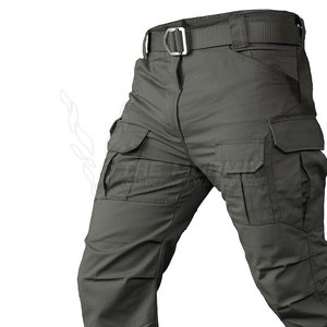 2026 Men Cotton <b>Cargo</b> <b>Work</b> Pants Abrasion Resistant Multiple Pockets Uniform Type Workwear - Product Image 2