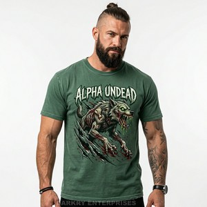 Camiseta para Hombre en Gris Oscuro Jaspeado con Estampado Gráfico de Apocalipsis Urbano, Camiseta de Algodón Personalizada para Streetwear, Fabricante al por Mayor - Product Image 4