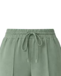 Sage Green Wide Leg Pants Women Casual High Waist <b>Drawstring</b> <b>Trousers</b> Loose Fit Straight Pants Comfortable Lounge Wear Fashion - Product Image 4