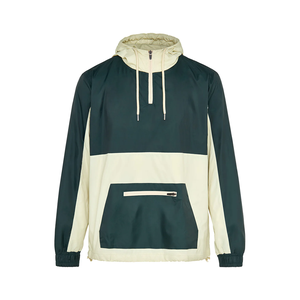 Chaqueta Cortavientos Anorak Personalizada de Dos Tonos con Cremallera, Tallas Grandes, Impermeable, Cortavientos, Forro de Malla, con Capucha, para Senderismo al Aire Libre, Carcasa Rígida - Product Image 1