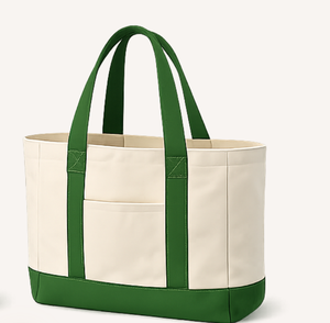 กระเป๋าผ้าแคนวาสลายพิมพ์ COTTON FIELD กระเป๋าใส่ของช้อปปิ้งแบบใช้ซ้ำได้ หูหิ้วยาวปานกลาง พับเก็บได้ ทนทาน - Product Image 6