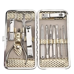 Ensemble de 5 coupe-ongles portables en acier inoxydable 5 en 1, étiquette privée, coffret cadeau pour salon de manucure et pédicure - Product Image 1