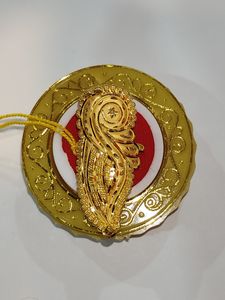 22k Solid Gold <b>Ring</b> For Women Authentic Handcrafted Ethnic Indian Jewelry Genuine Fancy Party Bridal Wear <b>Statement</b> Piece - Product Image 3