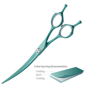 Pet Curved Thinning Grooming <b>Scissors</b> Pet <b>Scissors</b> Shears for <b>Dogs</b> Cats - Product Image 3