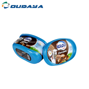 1.2L personalización al por mayor IML impresión molde de inyección PP plástico helado mantequilla queso <span class=keywords><strong>caja</strong></span> con tapa - Product Image 4