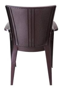 Chaise en plastique de qualité supérieure National The Boss, chaise robuste avec accoudoirs pour une utilisation en intérieur et en extérieur - Product Image 6