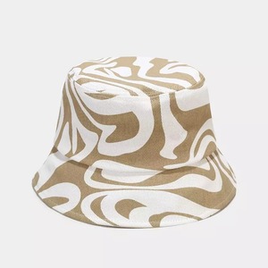 Bucket Hat Black Beige Casual Spring Summer Outdoor Wear Polyester <b>Canvas</b> Style - Product Image 2
