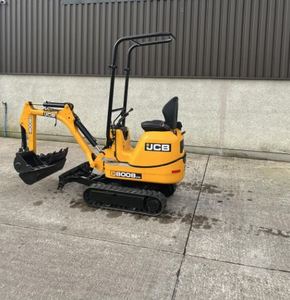 Excavadora de cadenas JCB 8008 usada de 2012, micro mini excavadora compacta de 1 tonelada con cucharón repintado - Product Image 3