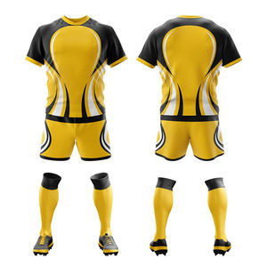 Conjunto de Uniforme de Rugby Profesional Unisex de Moda, Personalizado con Impresión Anti-UV de Secado Rápido, Servicio OEM para Uniformes de Equipo - Product Image 4