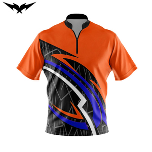 Camisetas de Bolos de Manga Corta de Buena Calidad, Poliéster/Spandex, Unisex, Absorbentes de Humedad, con Logotipo Personalizado, Impresión por Sublimación para Equipos - Product Image 5