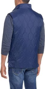 Gilet matelassé décontracté pour homme, respirant, col montant, court, zippé, pour activités sportives en extérieur - Product Image 2