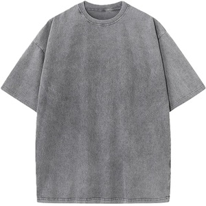 Camiseta 100% algodón personalizada con cuello redondo, camiseta de color sólido con cuello redondo, camiseta para hombre, camiseta de cuello redondo para hombre - Product Image 5