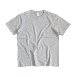 Men's Gray Cotton Crew Neck Short Sleeve Casual <b>T</b>-<b>Shirt</b> Plain Dyed Summer Wear - Product Image 1