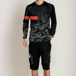 เสื้อโปเวอร์สปอร์ต เสื้อดาวน์ฮิลล์สำหรับผู้ชาย เสื้อผ้าฤดูร้อน อุปกรณ์เยี่ยม ระบายอากาศได้ดี แห้งเร็ว น้ำหนักเบา จักรยานเสือภูเขา MTB BMX - Product Image 5