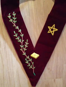 Collier de 14e degré du Rite écossais, colliers maçonniques personnalisés de haute qualité, meilleure vente, colliers maçonniques personnalisés à prix avantageux - Product Image 3