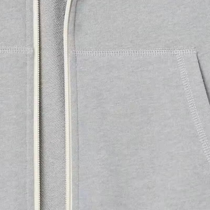 Vente en gros : Sweats à capuche zippés pour hommes, gris chiné, style streetwear vintage, coupe ample, décontractés, en mélange de coton, unis, faible MOQ, pour l'extérieur, USA - Product Image 5