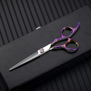 Ciseaux de coiffure 6'' en acier inoxydable JP, ensemble de ciseaux de barbier professionnels pour la coupe de cheveux, avec sac inclus - Product Image 5