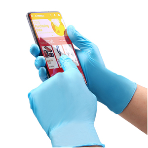 Professional Custom Nitrile Gloves Powder Free Disposable Safety Gloves Heavy Duty Chemical Resistant Gloves - Product Image 2