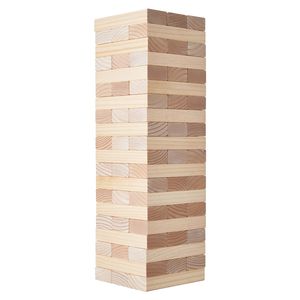 Torre de Madera Gigante de 60 Bloques, Juego de Apilamiento Portátil con Bolsa de Transporte y Marcador - Product Image 3