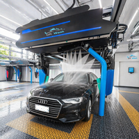 Le lavage de voiture à jet d'eau haute pression sans contact avec l'entretien de la voiture est plus propre et plus efficace