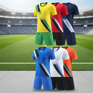 เสื้อฟุตบอล JY Custom ขายดี เสื้อฟุตบอลรุ่นใหม่ ระบายอากาศได้ดี ชุดกีฬาผู้ชาย เสื้อฟุตบอลสำหรับฝึกซ้อม - Product Image 4