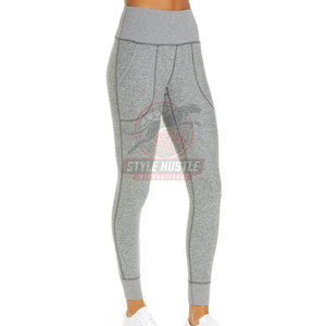 Leggings de yoga con diseño de logotipo personalizado, cintura elástica, venta directa de fábrica, ropa de gimnasio, servicio OEM. - Product Image 4