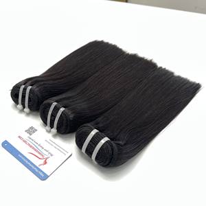 Extensions de cheveux vierges doublement dessinées vietnamiennes 2025 haut tendance finition lisse et soyeuse cheveux humains bruts droits exceptionnels - Product Image 4