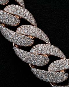 925 Silver 22k Gold Plated Moissanite Cuban Link <b>Chain</b> Necklace <b>Iced</b> <b>Out</b> Round Brilliant Cut Claw Set Luxury Hip Hop Jewelry - Product Image 3