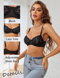 Soutien-gorge push-up en coton sans coutures pour femmes, confortable pour un usage quotidien - Product Image 4
