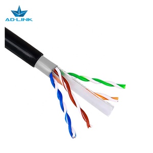 Hỗ Trợ Tùy Chỉnh Ngoài Trời Không Thấm Nước 4 Cặp Xoắn Ngoài Trời UTP CAT6 Cáp Mạng - Product Image 1
