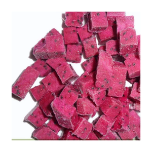 Dragon Fruit Rouge et Blanc IQF Surgelé Premium, en Dés, Fruits Tropicaux pour Smoothies, Jus et Desserts, Vente en Gros - Product Image 1