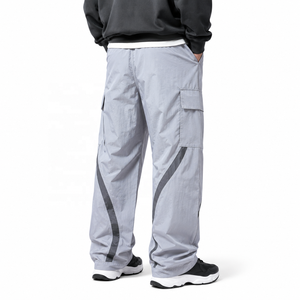 Pantalones Deportivos para Hombre, Corte Recto, Nailon Ripstop, Elásticos, Lisos, Ecológicos, Transpirables, Ligeros, Casuales - Product Image 2