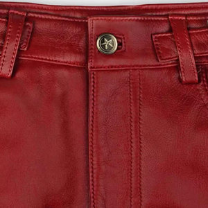 Custom Logo Luxury Genuine Leather Pants Men Slim Fit Trousers Wholesale Wholesale Bulk High Quality PU Leather Pants Women - Product Image 5