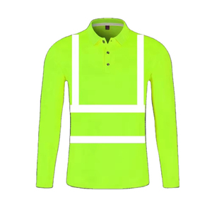 เสื้อผ้ากันน้ำแบบสะท้อนแสงสำหรับงานก่อสร้าง ความปลอดภัยกลางแจ้ง เสื้อเชิ้ตทำงานแบบมองเห็นได้ชัดเจน - Product Image 1