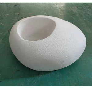 Promotion : Jardinières Modernes pour Fleurs, Ornements de Jardin Intérieur/Extérieur, Grandes Jardinières au Sol en Fibre de Verre, Écologiques, Légères et Durables, Finition Poudrée - Product Image 6