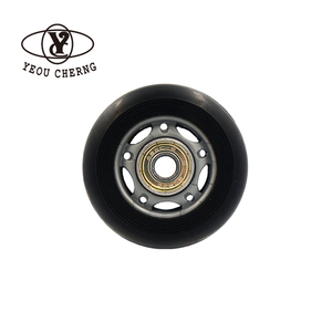 Roues de chariot pour caméra en PU de qualité studio 64 mm x 24 mm 78A, roulettes à glissement fluide pour systèmes de glissières vidéo - Product Image 1