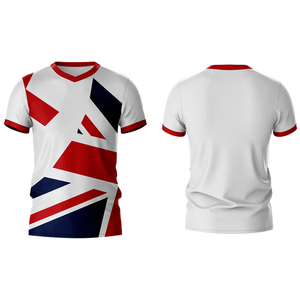 Jersey de Rugby Personalizado con Diseño de Impresión Digital, Cuello Redondo, Manga Corta, Logotipo Personalizado - Product Image 1