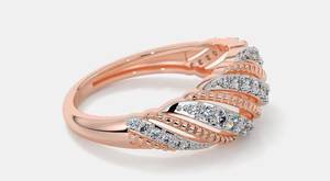 Anillo de Compromiso de Plata 925 con Diamante Moissanite de Calidad Premium, Engaste de Canal, Certificado IGI, Chapado en Oro/Plata, Anillo de Lujo - Product Image 2