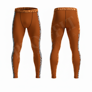 Pantalon de compression respirant en polyester très extensible pour homme – Idéal pour la gym, la course et l'entraînement – Confort optimal – Nouvelle collection - Product Image 3