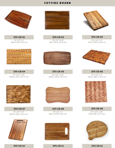 Planche à découper en bois de qualité supérieure, finition naturelle, bloc de découpe en bois massif pour cuisine, planche à découper en bois de boucher - Product Image 4