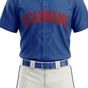 Conjunto de Uniforme de Béisbol Moderno, Tela Suave y Transpirable, Sensación Ligera, Ideal para Entrenamiento Deportivo, Clubes y Rendimiento en Equipo - Product Image 6