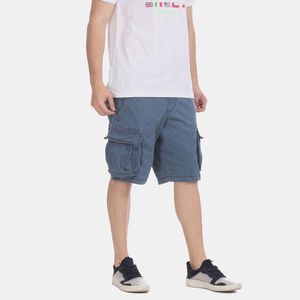 กางเกงขาสั้นคาร์โก้ผู้ชาย สไตล์ยูทิลิตี้ ผ้าฝ้ายน้ำหนักเบา สวมใส่สบาย ระบายอากาศได้ดี เหมาะสำหรับใส่ลำลองในฤดูร้อน กางเกงขาสั้นคาร์โก้สำหรับกิจกรรมกลางแจ้ง - Product Image 4