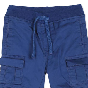Kids Unisex Cargo Jogger Pants Stretch Cotton Pockets Cuffs Drawstring Autumn High Quality - Product Image 5