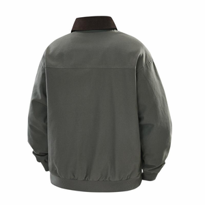 เสื้อแจ็คเก็ตกันลมสำหรับผู้ชาย Oem 2027 รุ่นลำลองเคลือบกันหนาว ป้องกันลม ดีไซน์ฟรี ผลิตจำนวนมาก ซิปด้านหน้า - Product Image 2