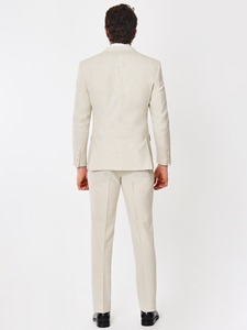 Costume formel 2 pièces haut de gamme en laine pour homme, veste et pantalon, grande taille pour adultes - Product Image 2