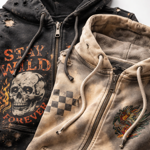 Sudaderas con Efecto Desgastado al por Mayor para Hombre - Pedidos al por Mayor de Calidad Premium y Opciones OEM Personalizadas - Product Image 4